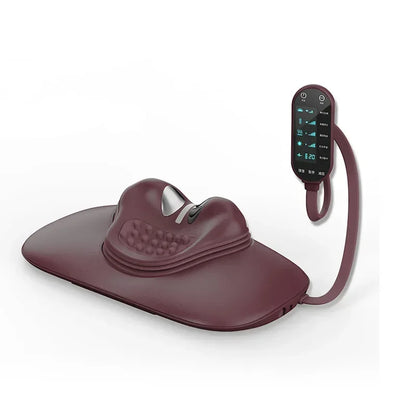 Cervical massager neck heating cervical spine pulse massager acupressure pillow cervical traction massage pillow