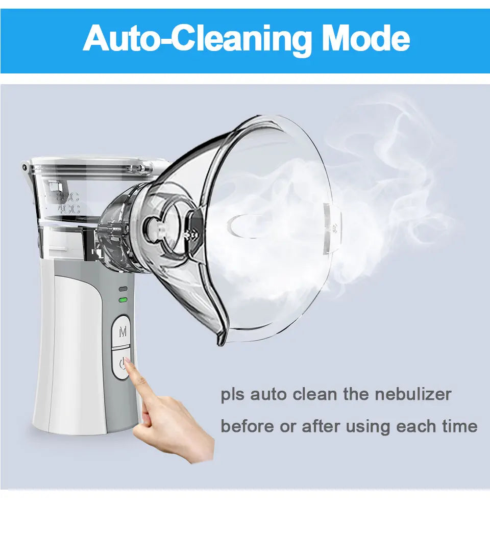 Medical Equipment Inhale Nebulizer Steam Inhaler Vaporiser Machine for Children Baby Ultrasonic Humidifier Inalador Nebulizador