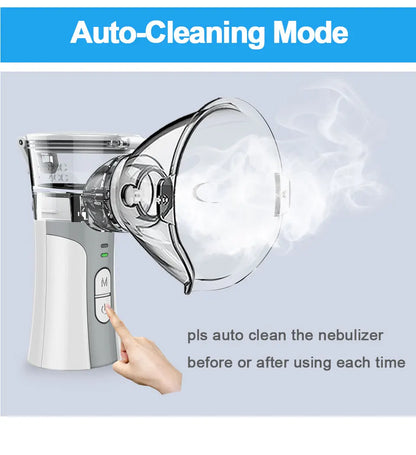 Medical Equipment Inhale Nebulizer Steam Inhaler Vaporiser Machine for Children Baby Ultrasonic Humidifier Inalador Nebulizador