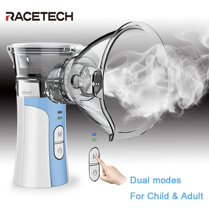 Medical Equipment Inhale Nebulizer Steam Inhaler Vaporiser Machine for Children Baby Ultrasonic Humidifier Inalador Nebulizador