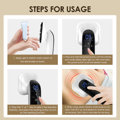 Electric Fat Remover Body Massager for Belly Waist Arm Leg Butt Cordless Body Sculpting Machine