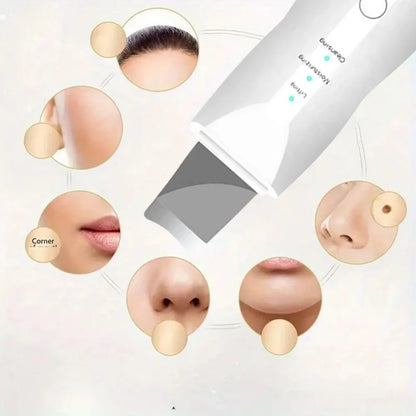 Skin Scrubber Deep Vibrate Facial Cleaner Shovel Spatula Not Ultrasonic Face Scrubber Peeling Blackhead Remover Facial Massager