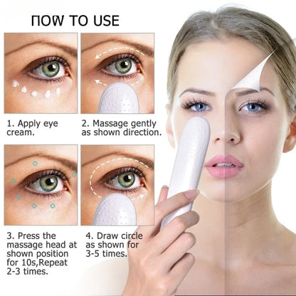 Electric Eye Massager ems Microcurrent Three Modes Constant Temperature Hot Compress Relax Eye Dark Circles Puffiness Skin care