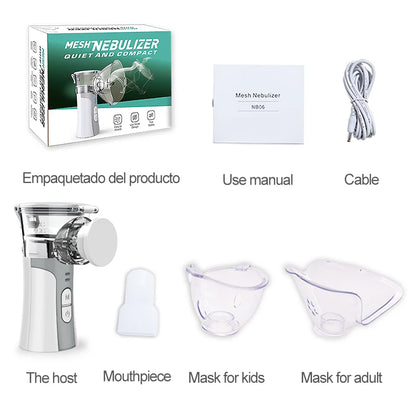 Medical Equipment Inhale Nebulizer Steam Inhaler Vaporiser Machine for Children Baby Ultrasonic Humidifier Inalador Nebulizador