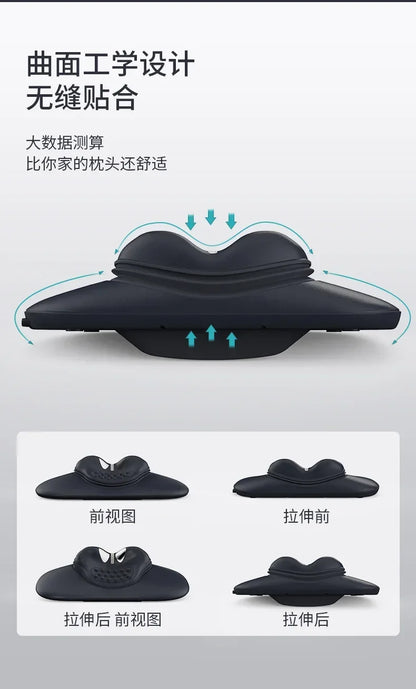 Cervical massager neck heating cervical spine pulse massager acupressure pillow cervical traction massage pillow