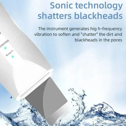 Skin Scrubber Deep Vibrate Facial Cleaner Shovel Spatula Not Ultrasonic Face Scrubber Peeling Blackhead Remover Facial Massager