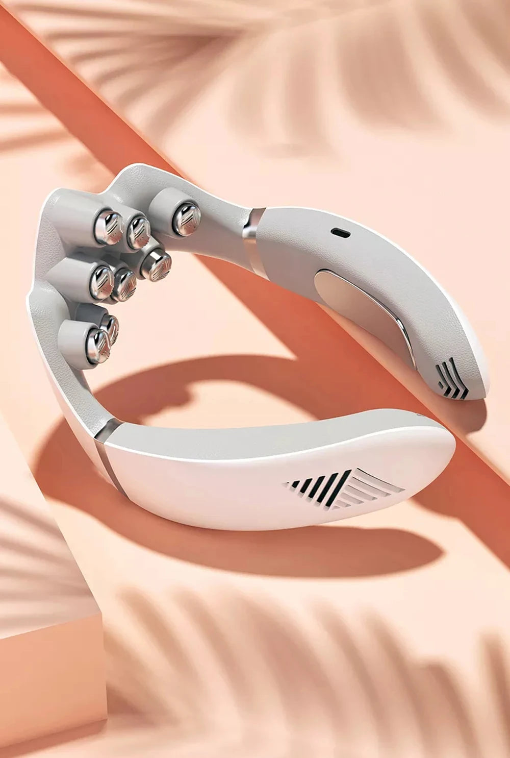 Smart Shoulder And Neck Massager Cervical Spine Physical Kneading Physiotherapy Massage Hot Compress Cooling Voice Neck Massager