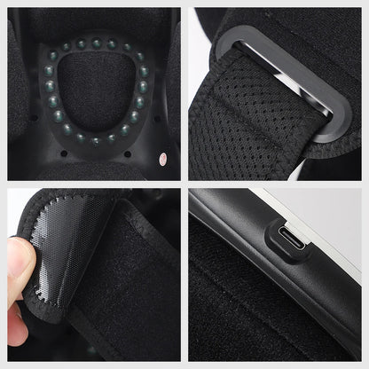 Smart Hot Compress Knee Relaxing Massager Knee Cap Treasure Laser Infrared Elbow Shoulder Massager Relive Joint Pain Stiffness