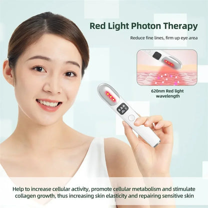 Electric Eye Massager ems Microcurrent Three Modes Constant Temperature Hot Compress Relax Eye Dark Circles Puffiness Skin care