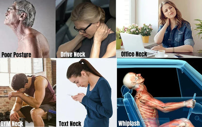 Multi Functional Cervical Traction Device Neck Massage Pillow Shiatsu Massager Electric Cervical Pillow Massager Pain Relief