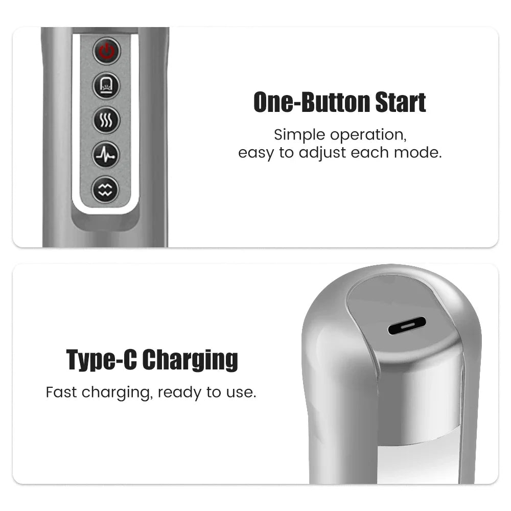 Electric Vacuum Suction Cup Cupping Massager GuaSha Anti Cellulite Beauty Health Scraping Infrared Heat Slimming Massage Machine