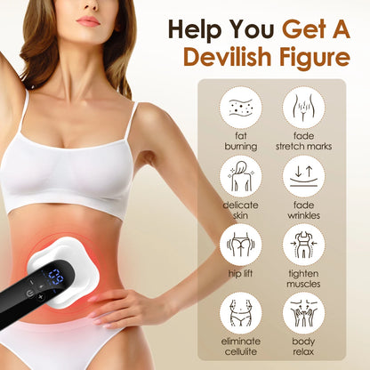 Electric Fat Remover Body Massager for Belly Waist Arm Leg Butt Cordless Body Sculpting Machine