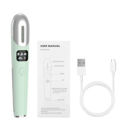 Electric Eye Massager ems Microcurrent Three Modes Constant Temperature Hot Compress Relax Eye Dark Circles Puffiness Skin care
