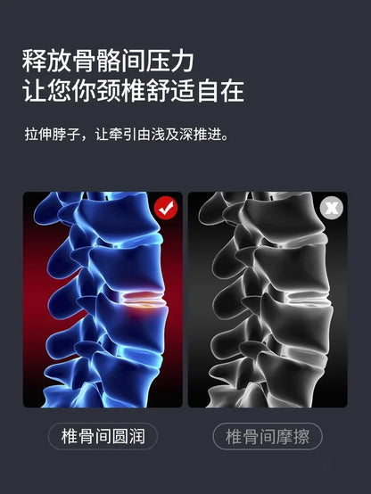 Cervical massager neck heating cervical spine pulse massager acupressure pillow cervical traction massage pillow