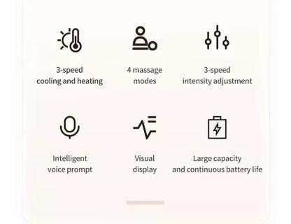 Smart Shoulder And Neck Massager Cervical Spine Physical Kneading Physiotherapy Massage Hot Compress Cooling Voice Neck Massager
