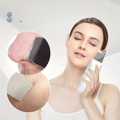 Skin Scrubber Deep Vibrate Facial Cleaner Shovel Spatula Not Ultrasonic Face Scrubber Peeling Blackhead Remover Facial Massager