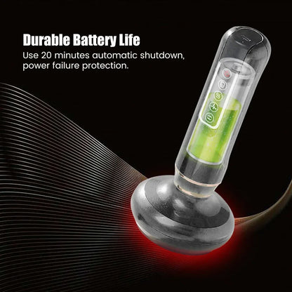Electric Vacuum Suction Cup Cupping Massager GuaSha Anti Cellulite Beauty Health Scraping Infrared Heat Slimming Massage Machine