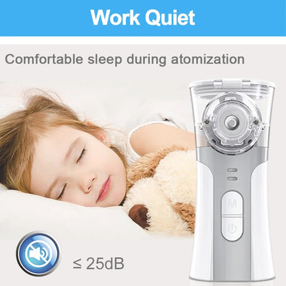 Medical Equipment Inhale Nebulizer Steam Inhaler Vaporiser Machine for Children Baby Ultrasonic Humidifier Inalador Nebulizador